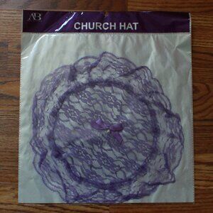 Ana Beauty Lace Accent Church Hat/Hair Accerssory